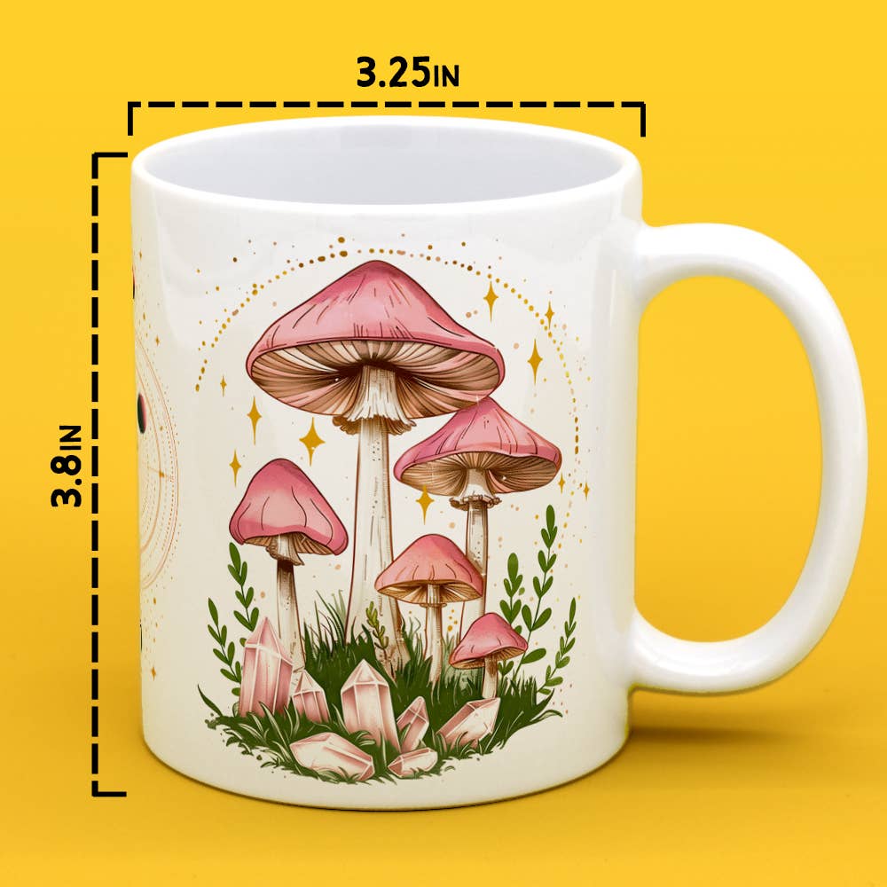 Celestial Mushroom Ceramic Mug