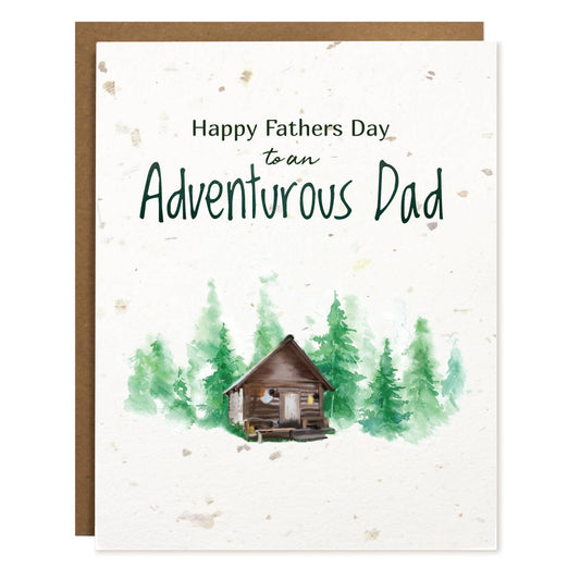 Adventurous Dad Plantable Card