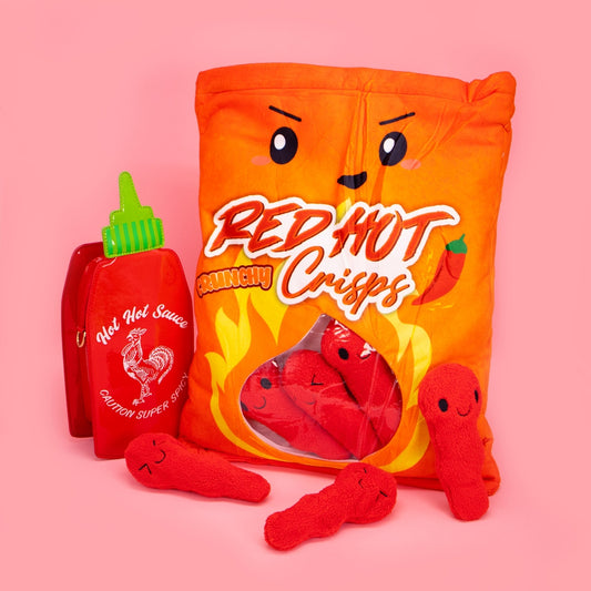 Red Hot Crisps Plushies in a Plushie!