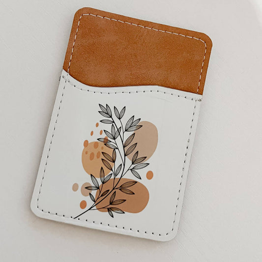 Boho Leather Card Holder