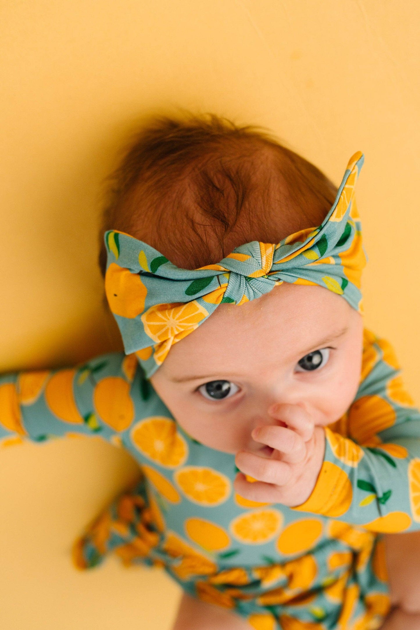 Orange Breeze Bodysuit Bamboo Dress