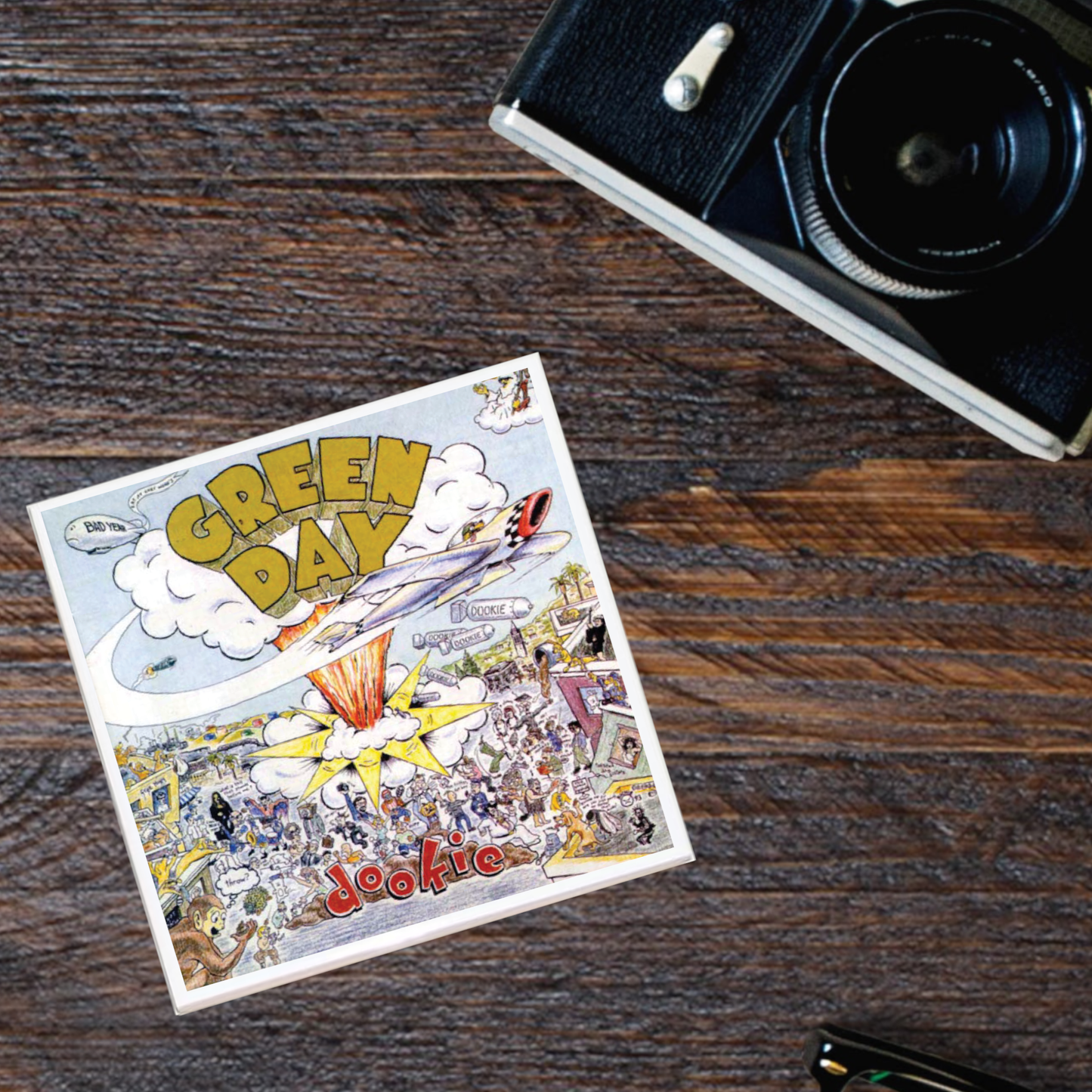 Green Day Dookie Album Coaster