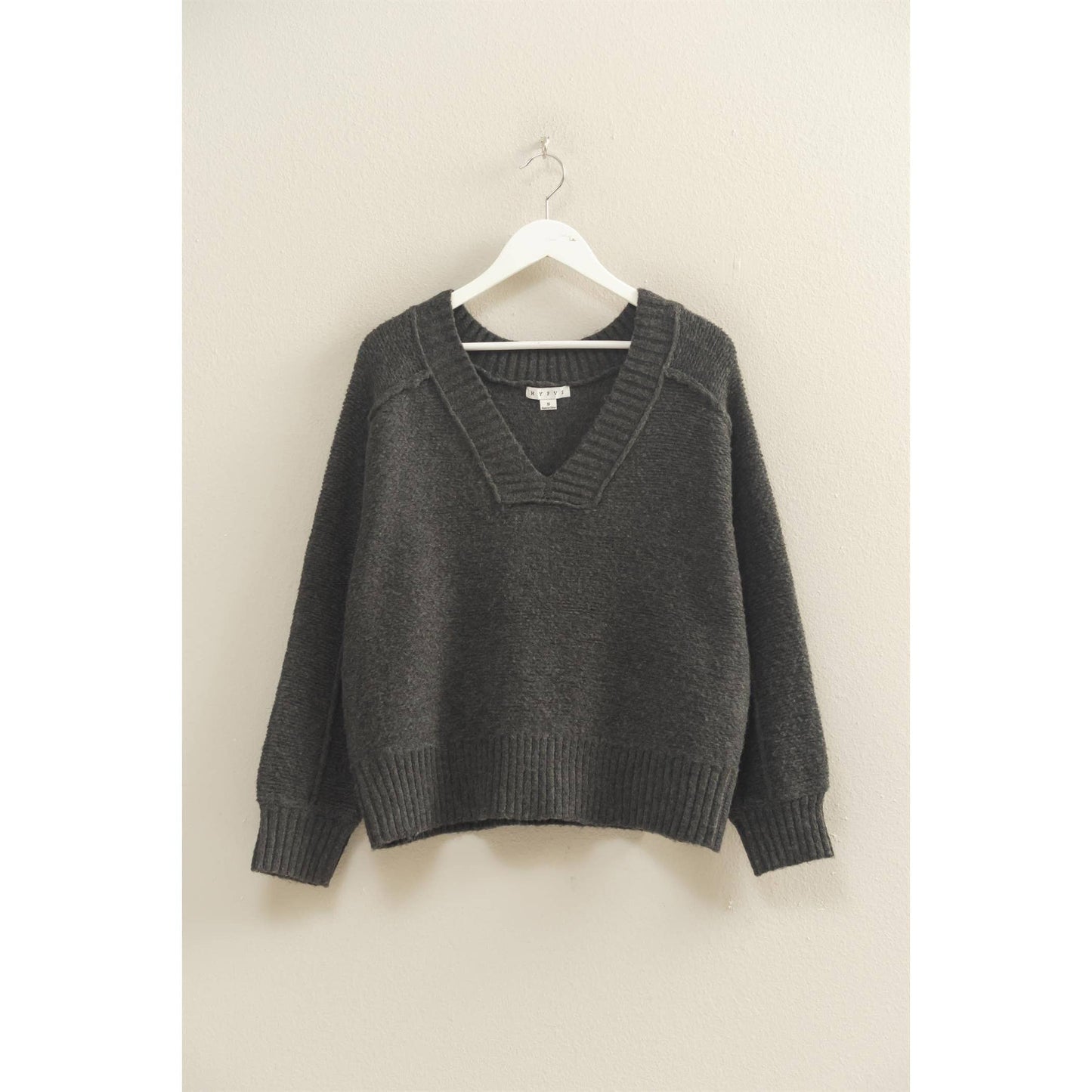 V Neck Pullover Sweater