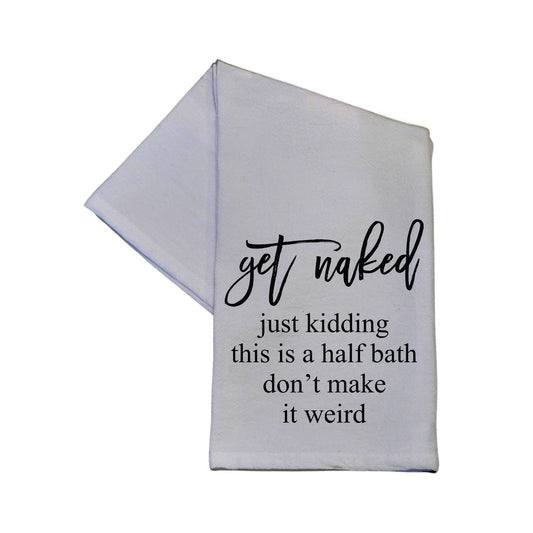Get Naked Half Bath Towel