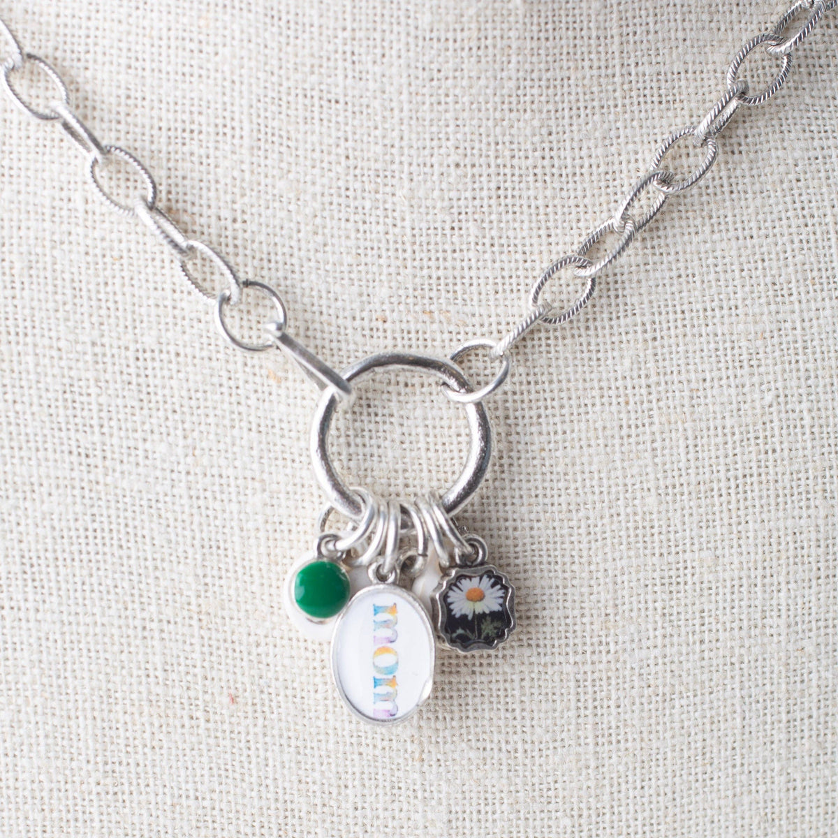 Charmed Organic Circle Necklace