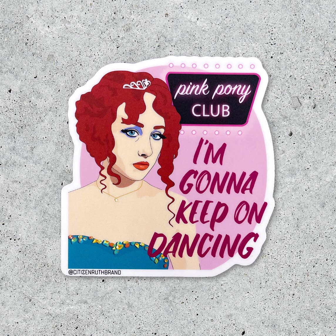 Chappell Roan- Pink Pony Club Vinyl Sticker