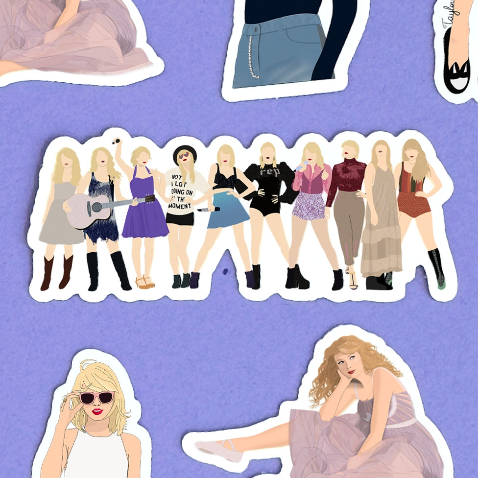 Taylor Swift Eras w/ Ttpd Sticker