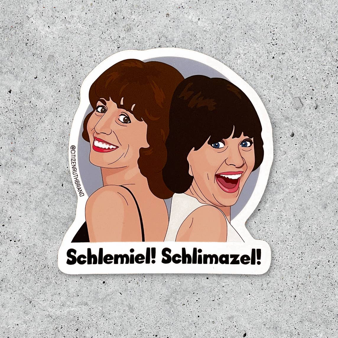 Laverne and Shirley Vinyl Sticker