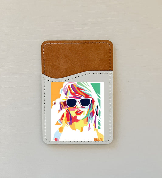 Taylor Swift Color Block Leather Card Holder