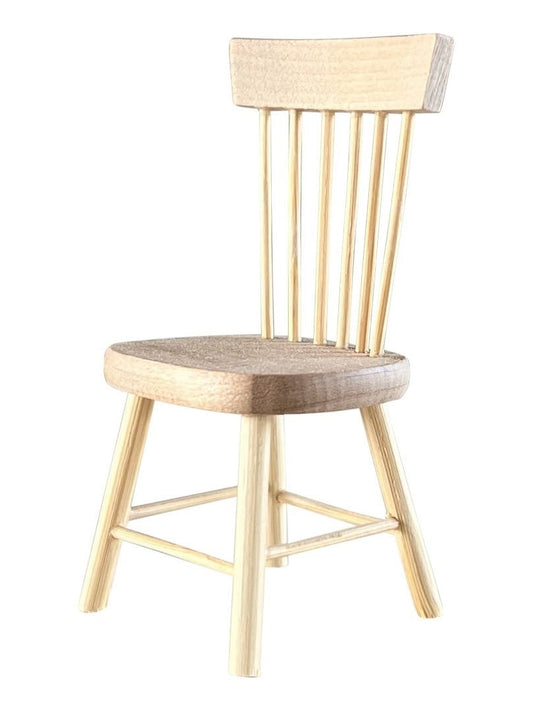 Dollhouse Classic Windsor Dining Chair Natural Wood