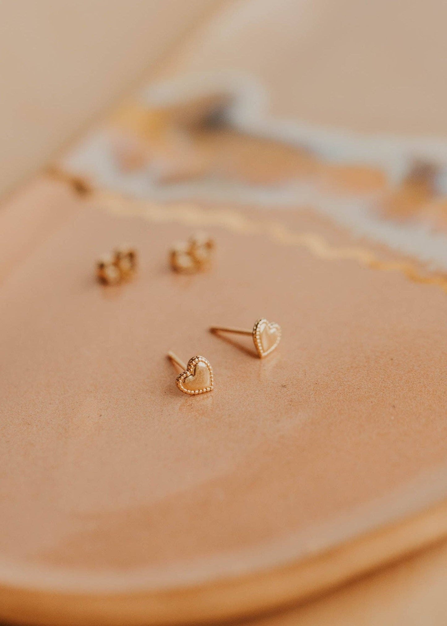 Love Note Studs | 14kt Gold Fill + Sterling Silver
