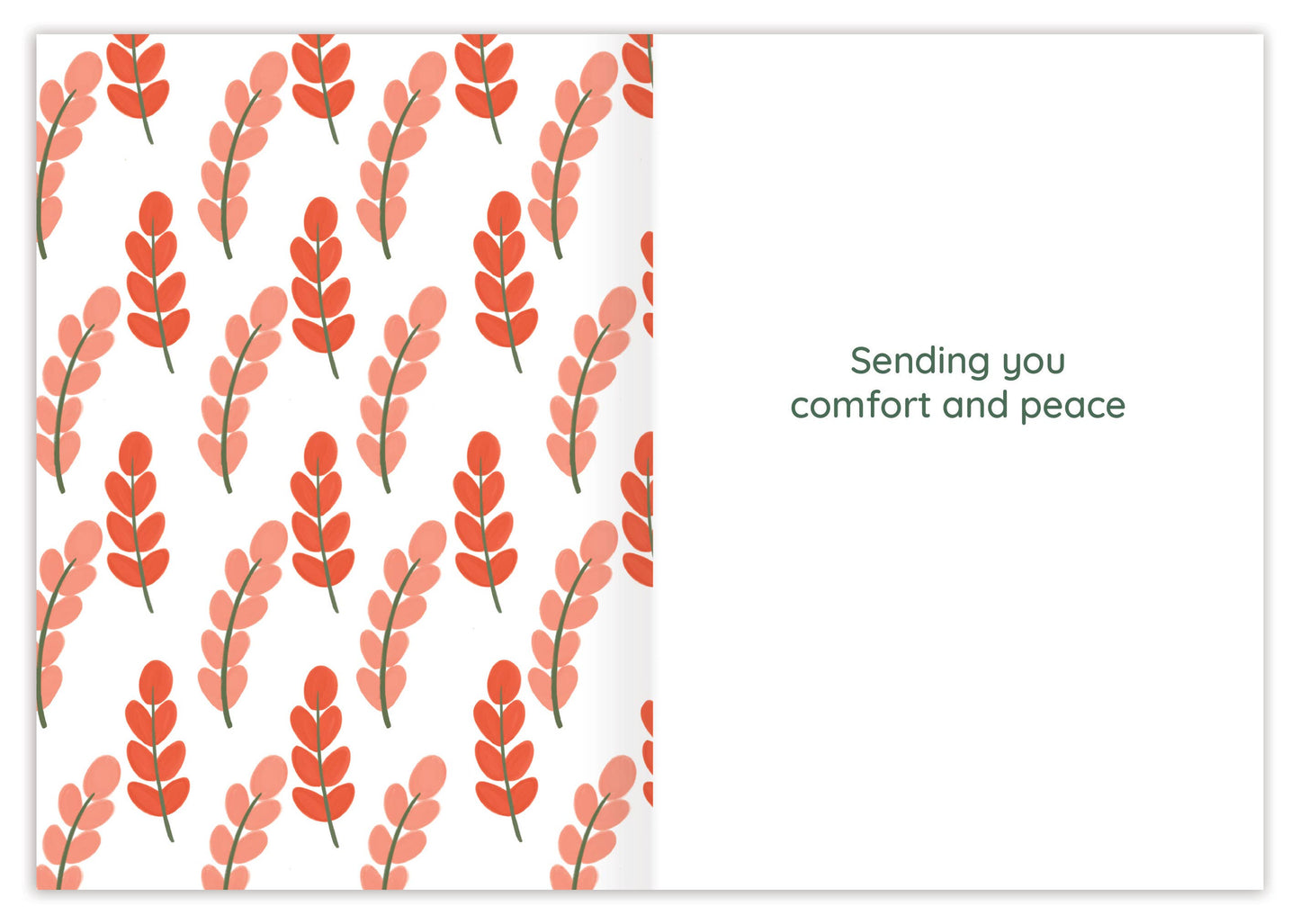 Flower Field Sympathy Card