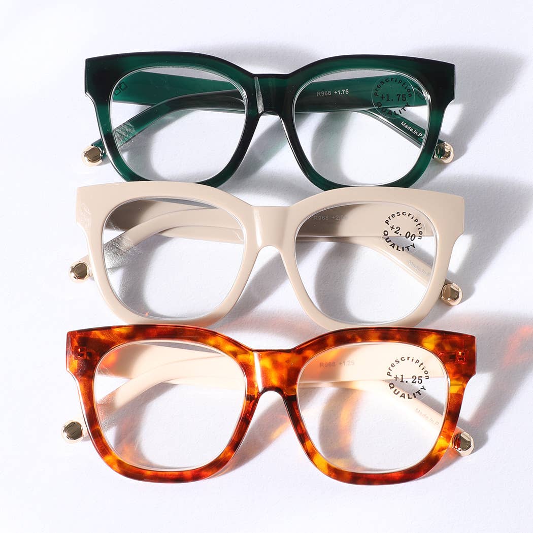 Chunky Square Glasses Frame Reading Glasses