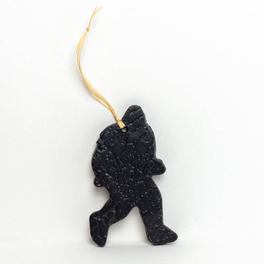 Handmade Ceramic Sasquatch Ornament