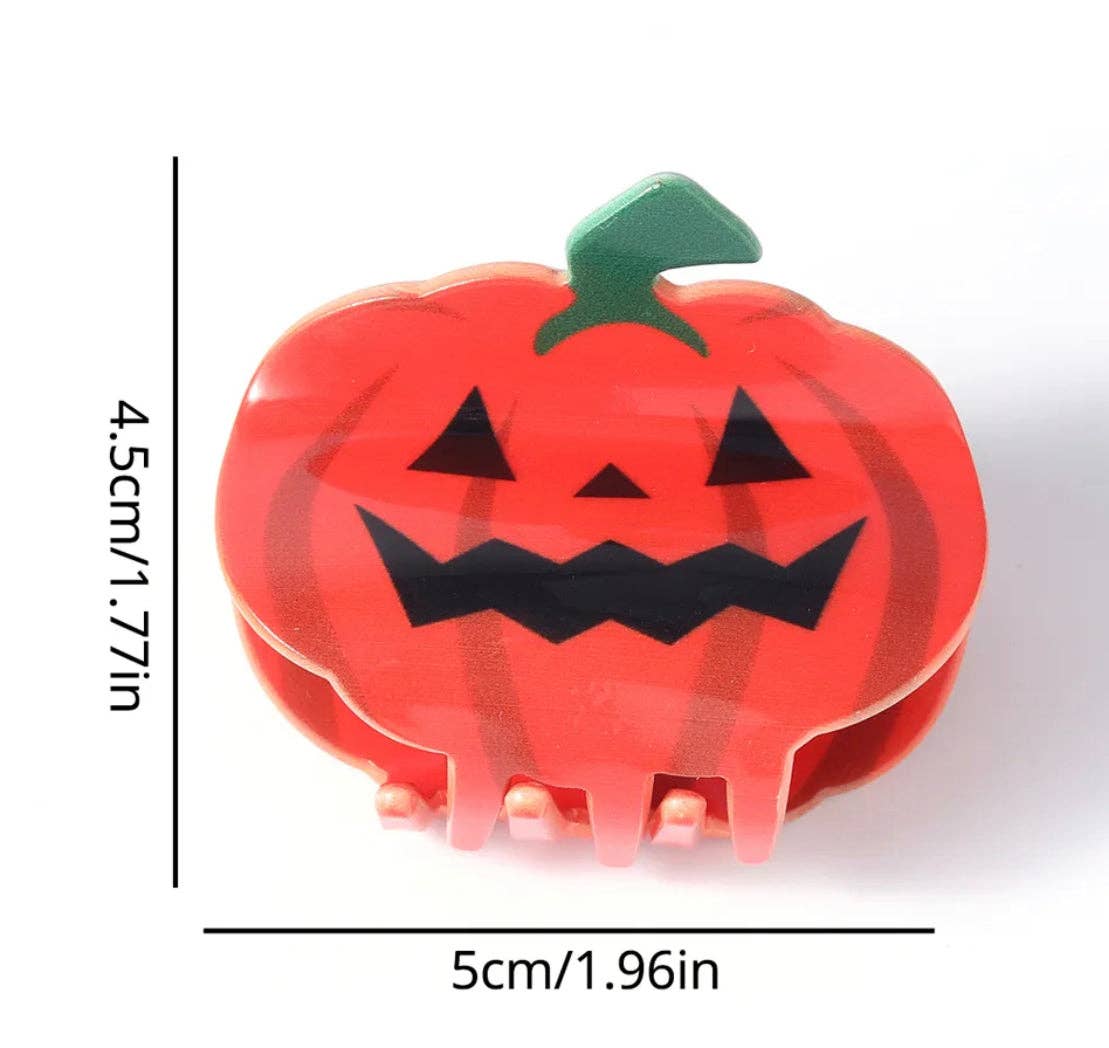 Halloween Claw Clip - Pumpkin RTS