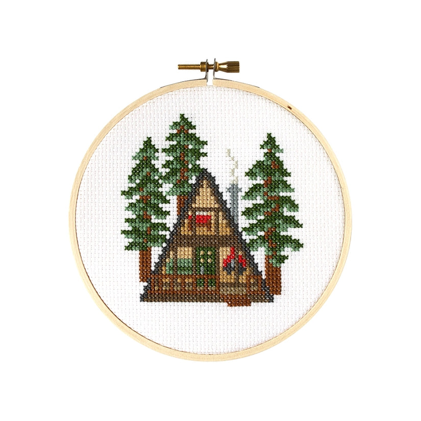 A-Frame Cross Stitch Kit