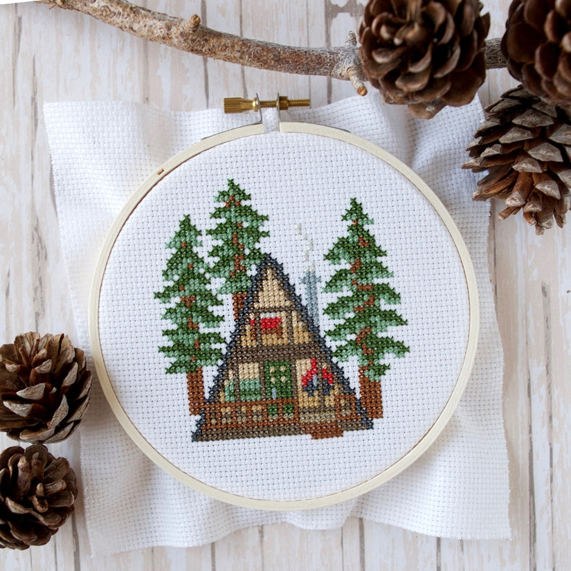 A-Frame Cross Stitch Kit