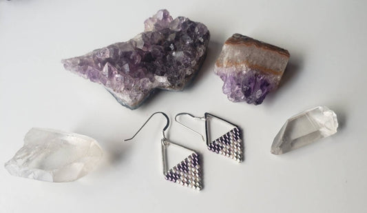 Amethystish Earrings