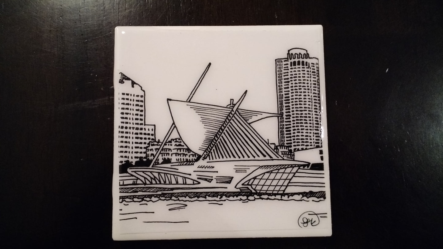 Milwaukee Art Museum Coaster