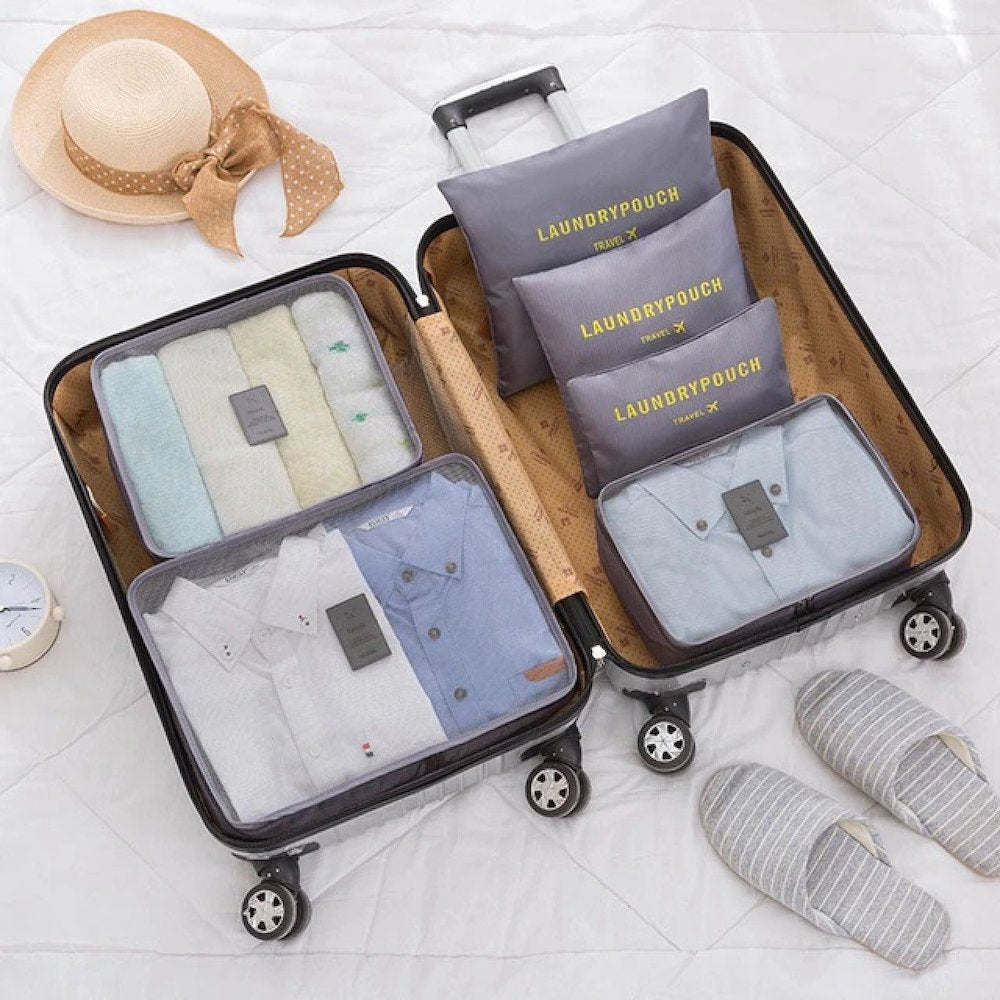 6 Piece Travel Organizer