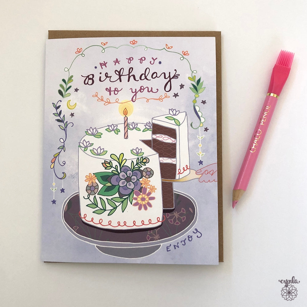 Birthday Cake Card