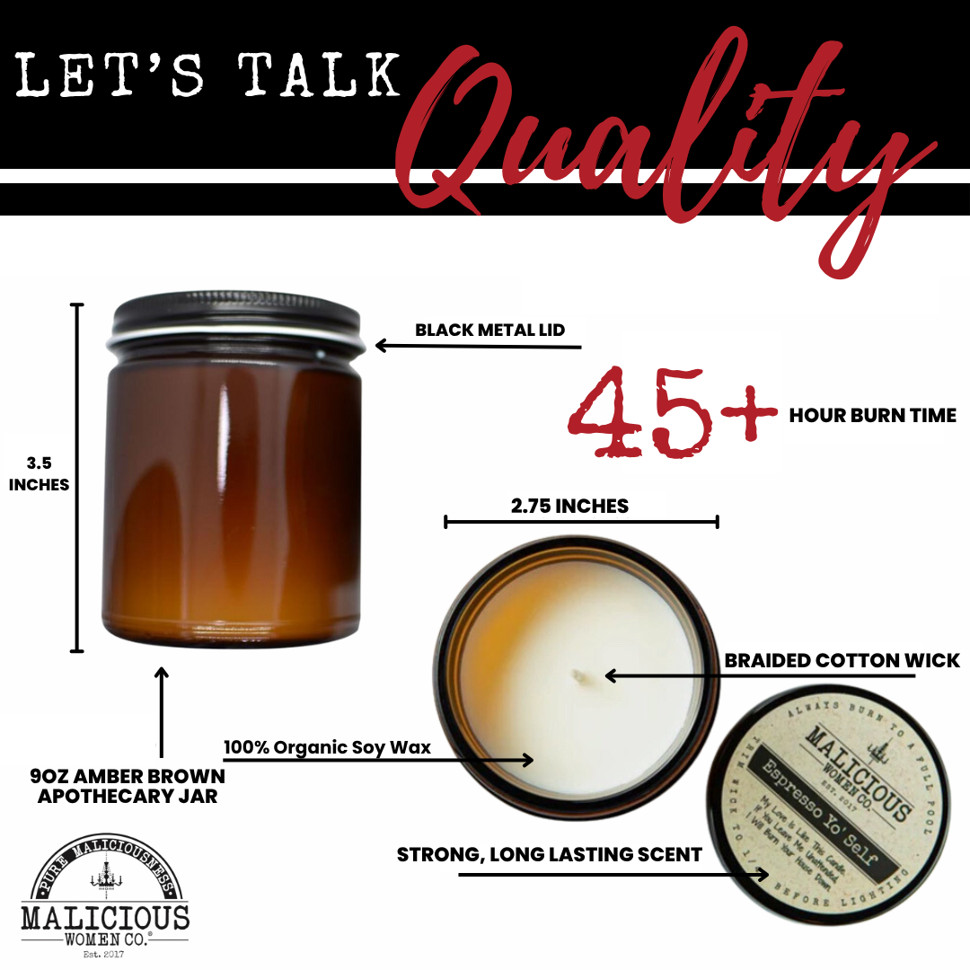 Pumpkin Spice Slut | 9oz Seasonal Candle | Malicious Women Co