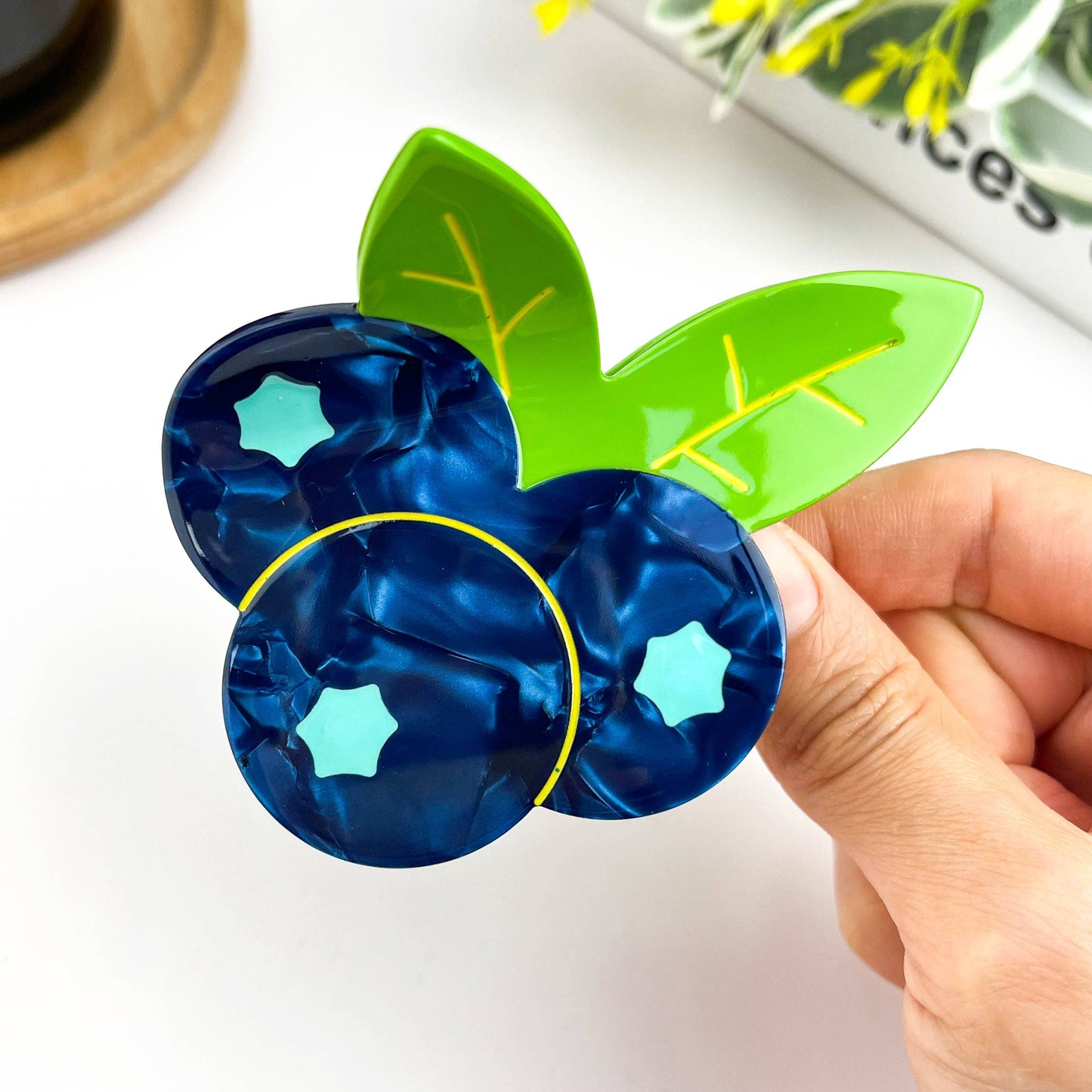 Blueberry Hair Claw Clip