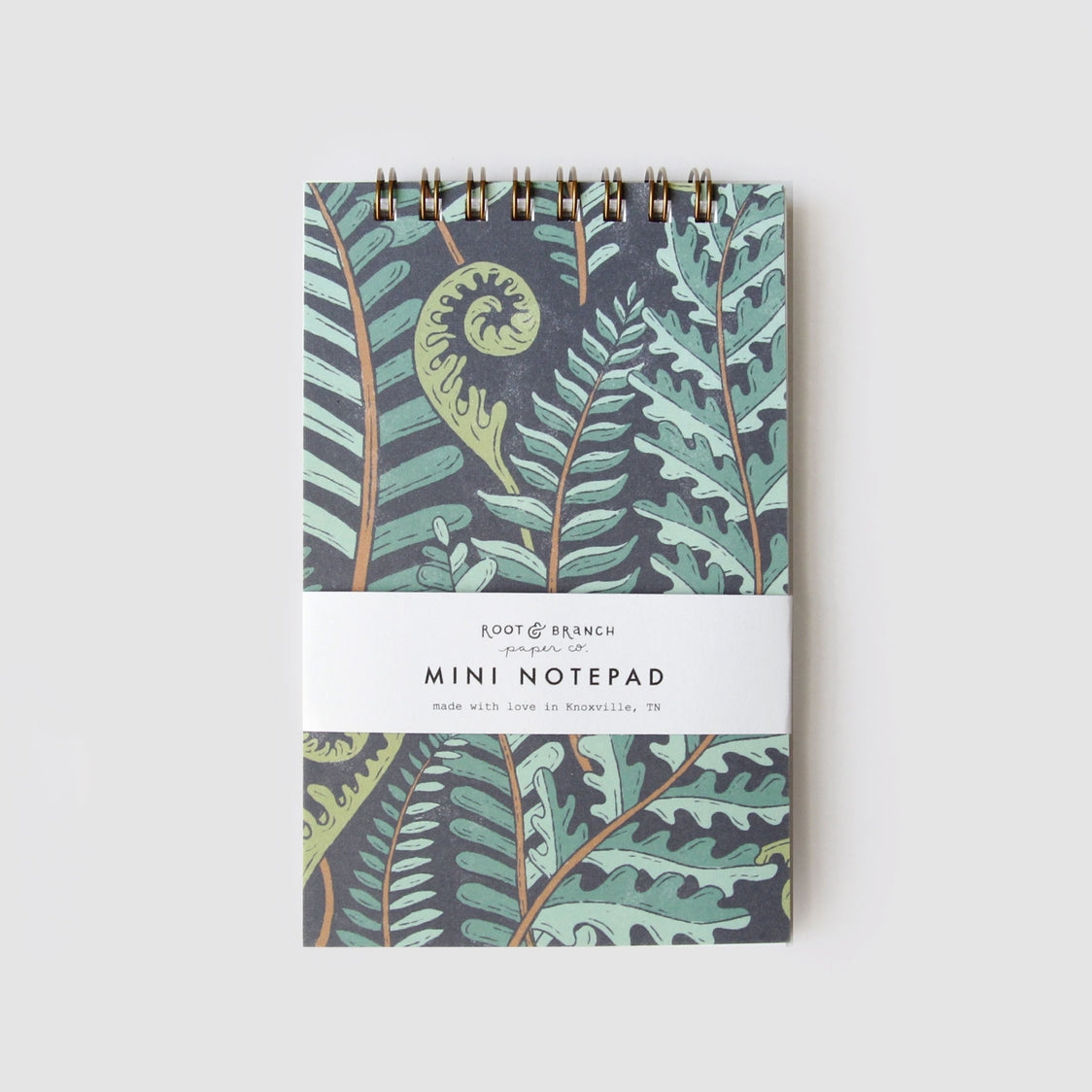 Milwuakee Notepad Forest Fern Mini Spiral Notepad – Swoon Gift Shop Milwaukee