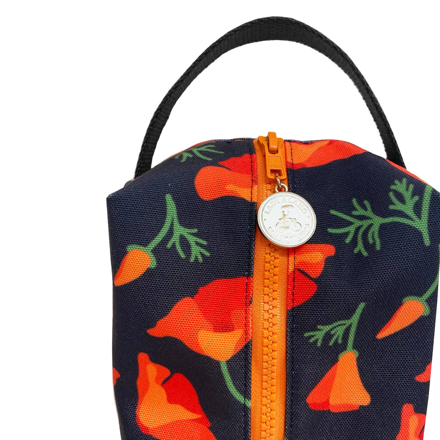Box Zip: Poppy Charcoal