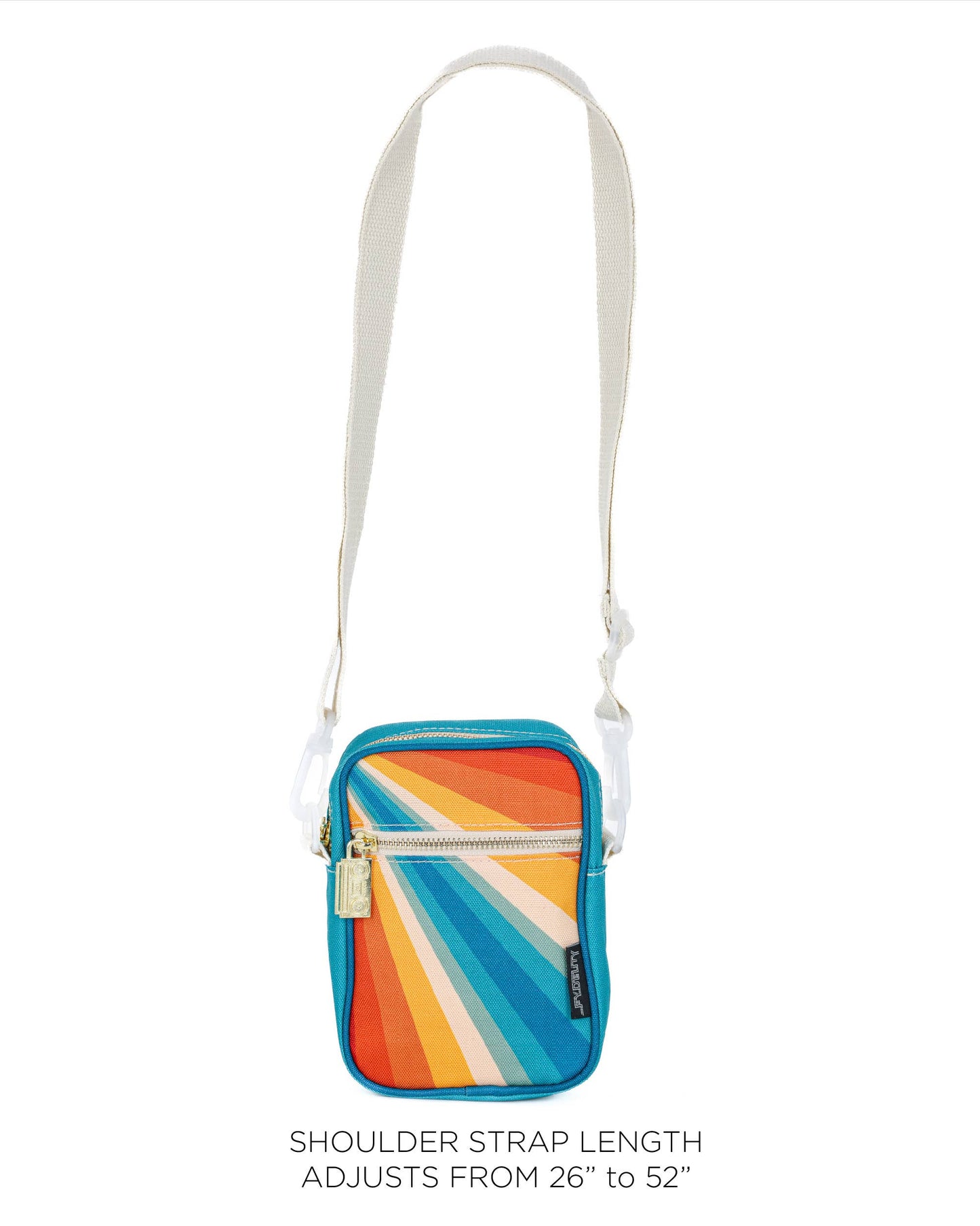 Retro Rainbow Mini Brick Bag