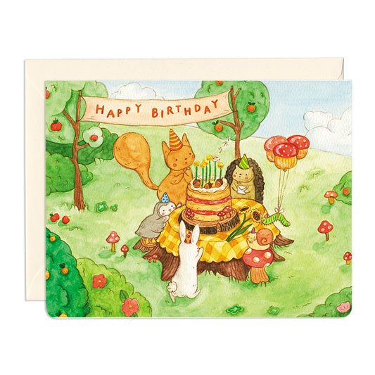 Forest Friends - Birthday Card