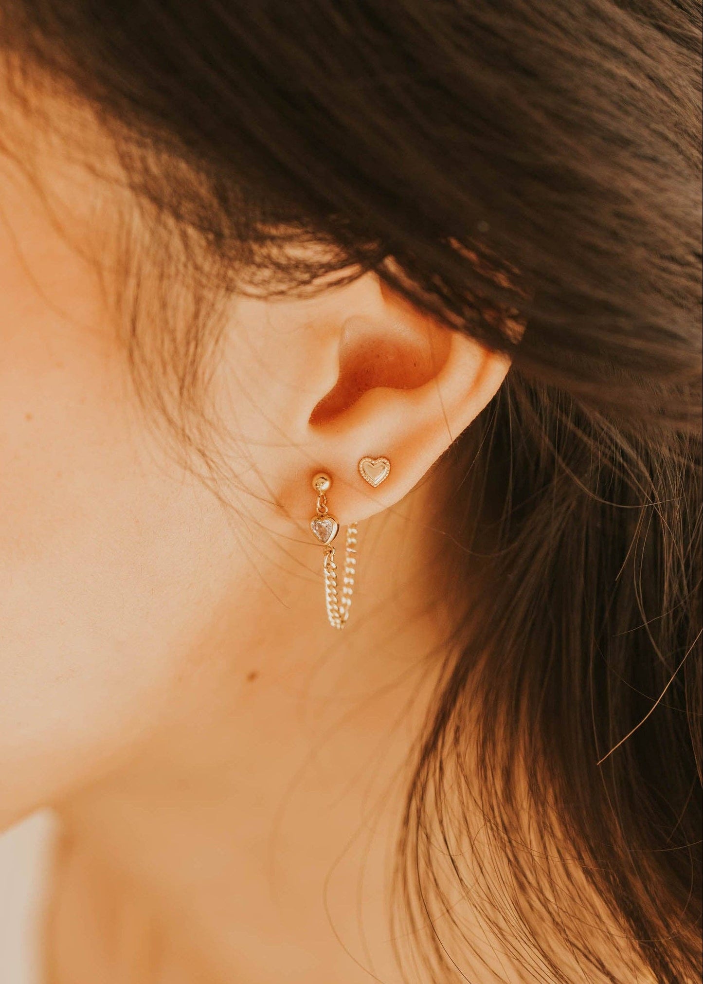 Love Note Studs | 14kt Gold Fill + Sterling Silver