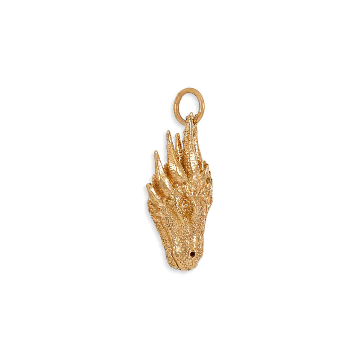 Bronze Dragon Head Charm 24x12mm