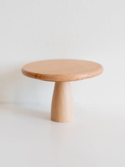 Dollhouse Round Bistro Dining Table Natural Wood
