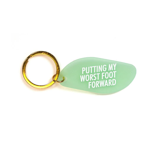 Worst Foot Forward Key Tag