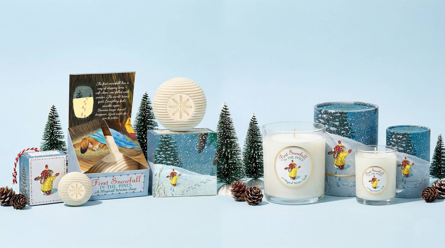 First Snowfall 3 oz Votive Candle - Limited Edition Richard Scarry x Kalastyle Soap Co.