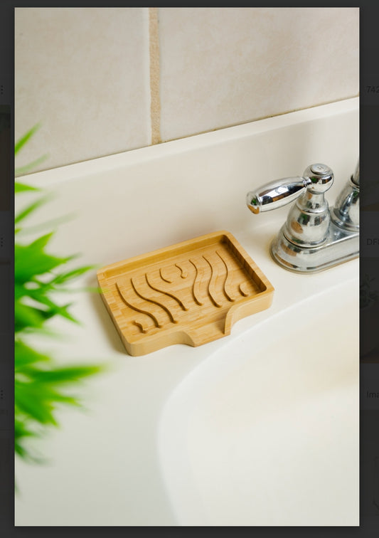 Wavy Bamboo Soap Lift