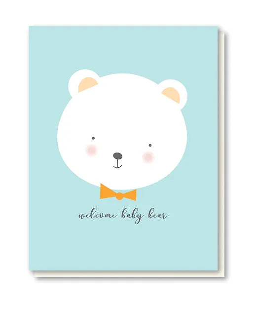 Beary Welcome Baby card by Doodle Bird