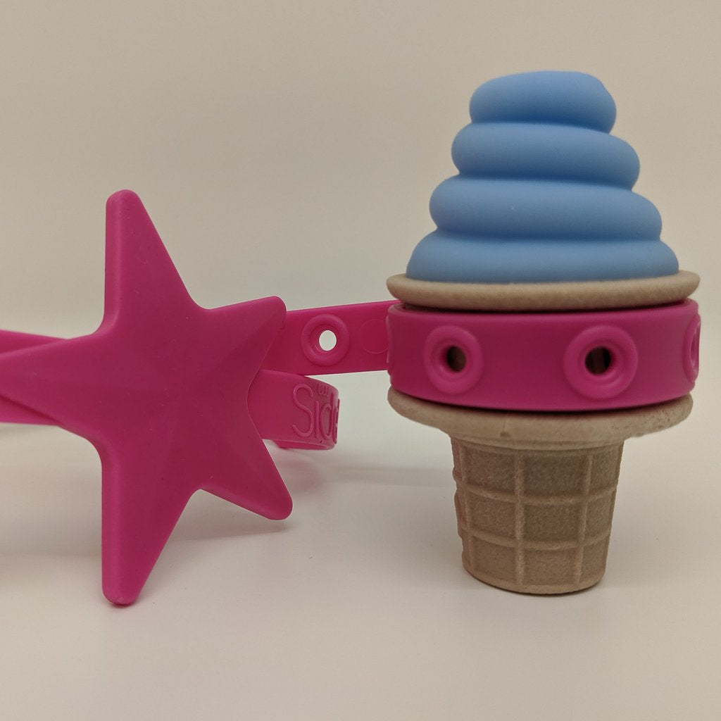 Ice Cream Teether Baby Blue