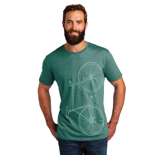 Men's Tri-Blend Fixed Gear Bicycle Tee