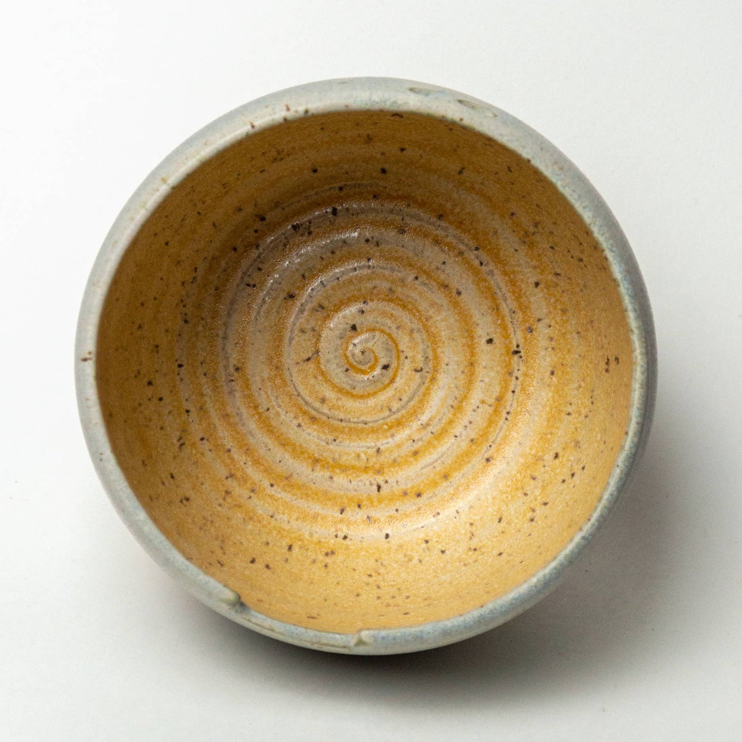 Rice/Noodle Bowl - Handmade Stoneware Clay - Blue