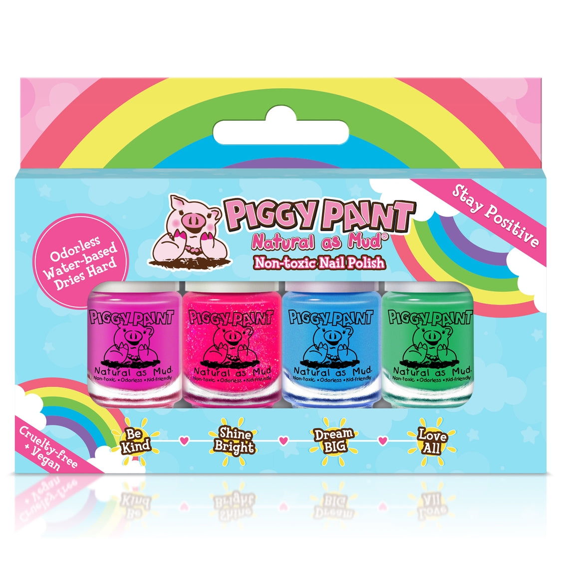 Piggy Paint Rainbow 4 Polish Box Set