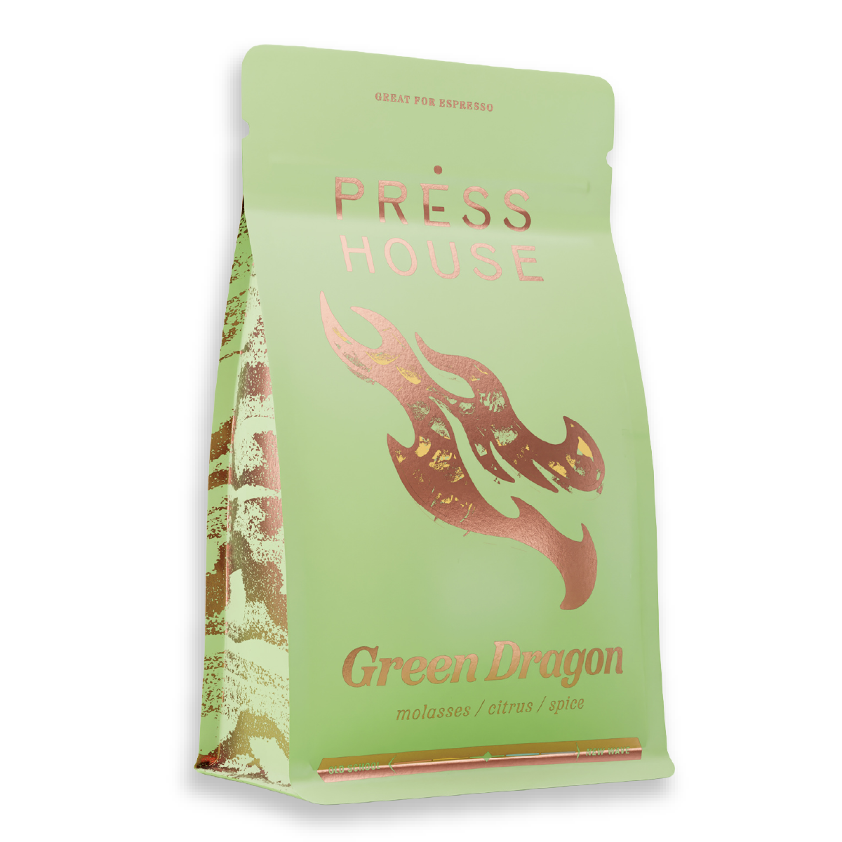 Green Dragon—12oz Medium-Dark Espresso Blend