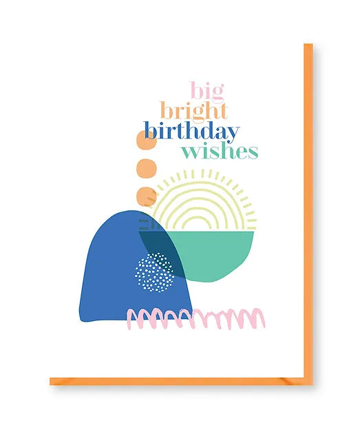 Big Bright Birthday Card by Doodle Bird Design