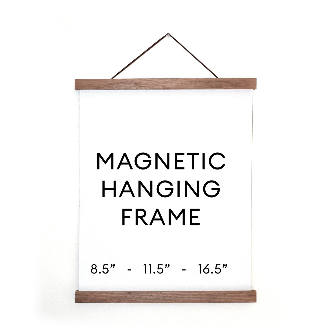 Magnetic Wood Hanging Poster Frame