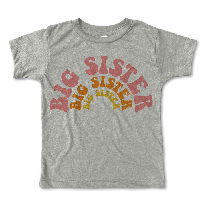 Big Sister Heathered Stone Tee