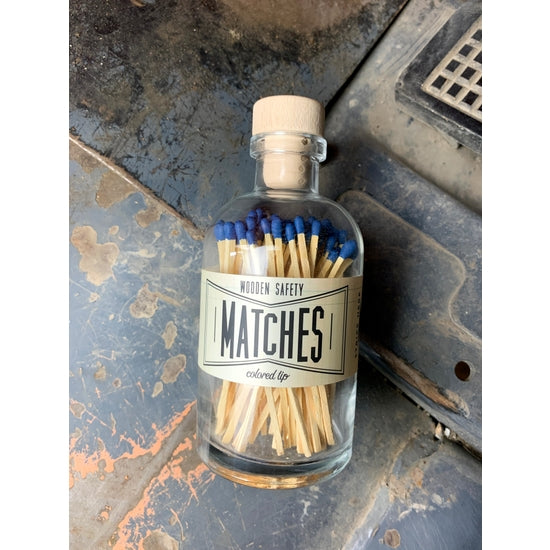 Blue Vintage Apothecary Matches