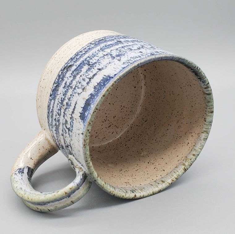 Blue Frost Handthrown Mug