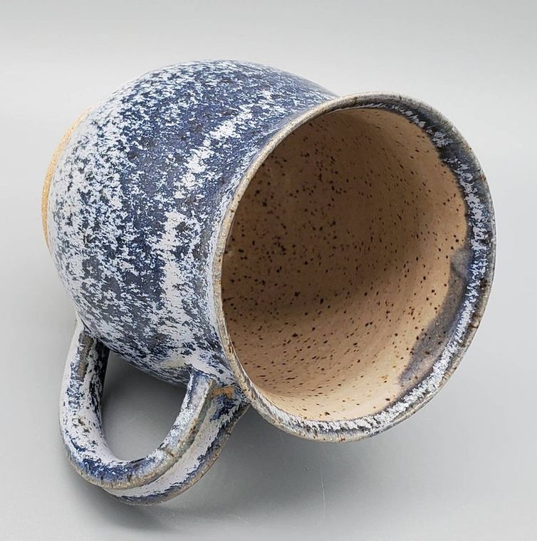 Bluewash Hand-thrown 16oz Stoneware Mug