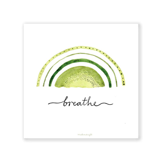 Breathe Art Print 6x6